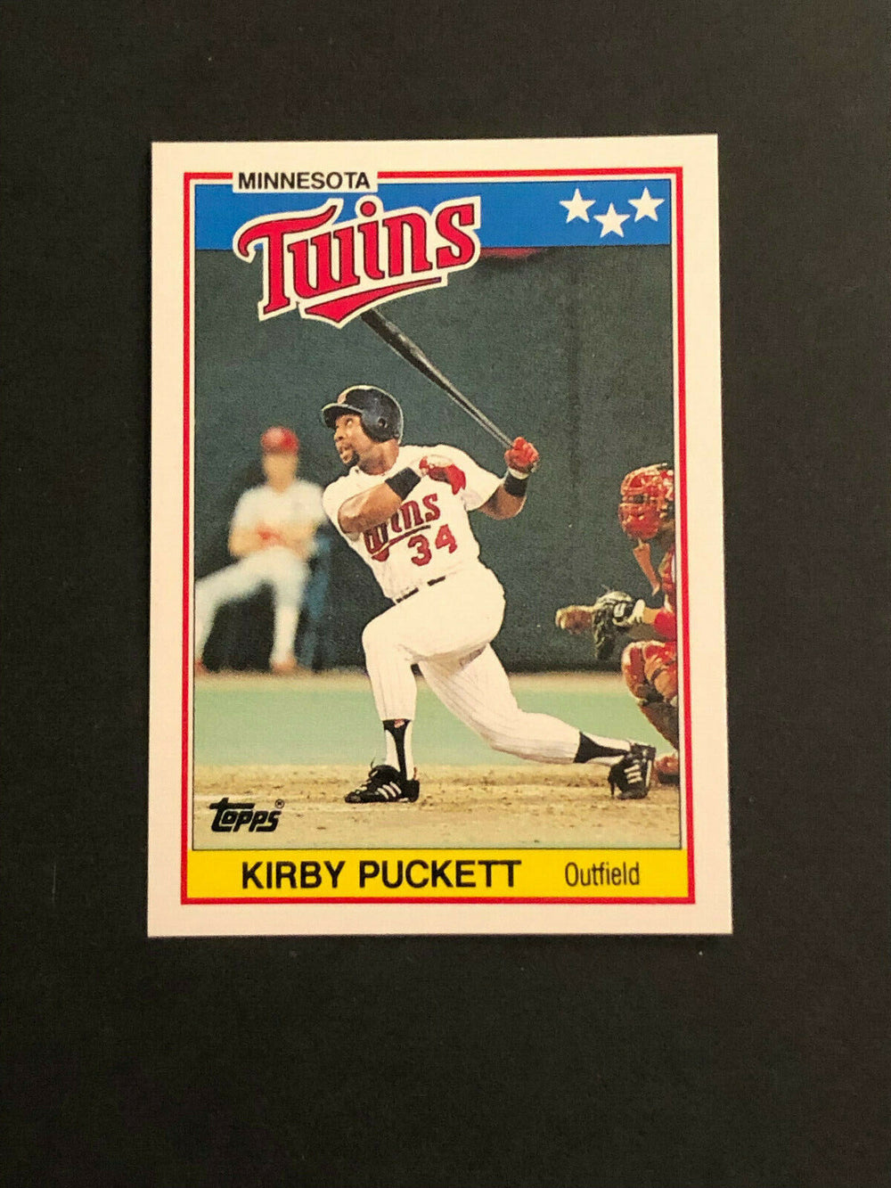 Kirby Puckett 1988 Topps UK Mini Series Mint Card #57