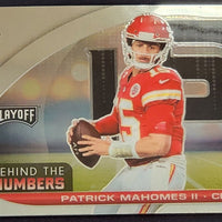 Patrick Mahomes II 2021 Panini Playoff Behind the Numbers Series Mint Card #BTN-PMA