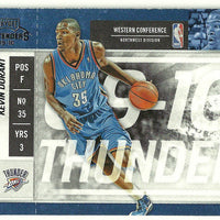 Kevin Durant 2009 2010 Playoff Contenders Season Ticket Series Mint Card #60