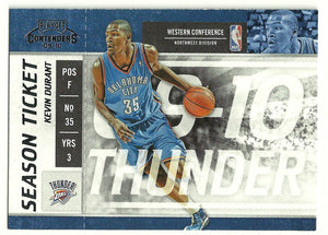 Kevin Durant 2009 2010 Playoff Contenders Season Ticket Series Mint Card #60