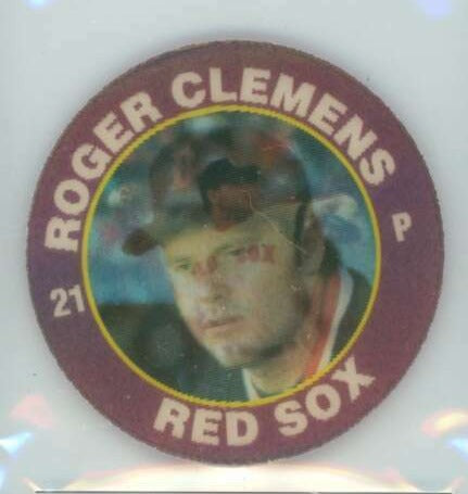 Roger Clemens 1991 7-11  Slurpee Disc Series Mint Card #3