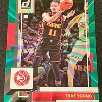 Trae Young 2022 2023 Panini Donruss Green Laser Series Mint Card #59