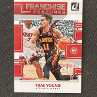 Trae Young 2022 2023 Panini Donruss Franchise Features Series Mint Card #11
