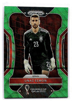 Unai Simon 2022 Panini Prizm World Cup Soccer Green Wave Series Mint Card #228
