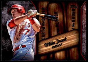 Mike Trout 2015 Topps Heart of the Order Series Mint Card #HOR-7