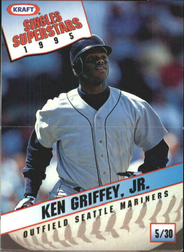 Ken Griffey Jr Seattle Mariners 1993 Kraft Baseball Card