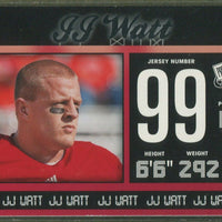 J.J. Watt 2011 Press Pass Series Mint Rookie Year Card #52