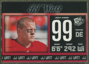 J.J. Watt 2011 Press Pass Series Mint Rookie Year Card #52