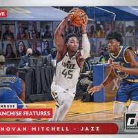 Donovan Mitchell 2021 2022 Panini Donruss Franchise Features Series Mint Card #30