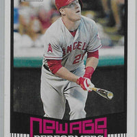 Mike Trout 2015 Heritage New Age Performers Series Mint Card #NAP-5