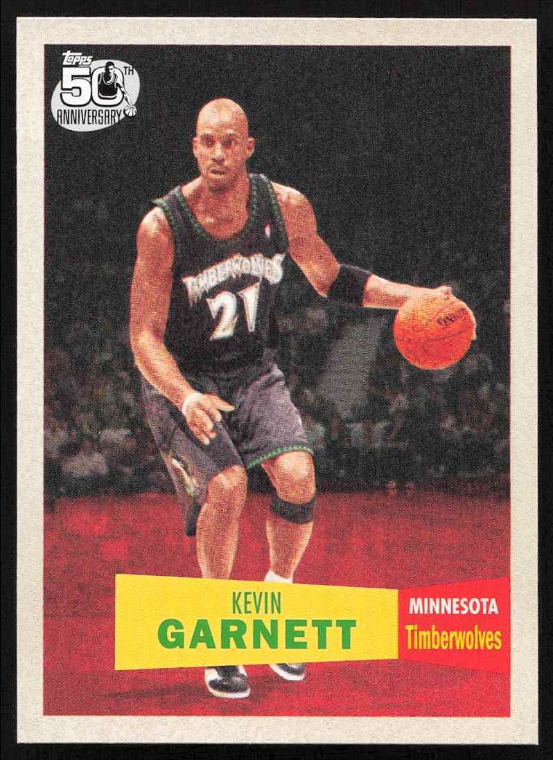 Kevin Garnett 2007 2008 Topps 50th Anniversary 1957-58 Series Mint Card #20