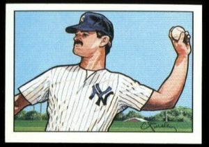 Don Mattingly 1990 Bowman Art Card Sweepstakes Series Mint Card