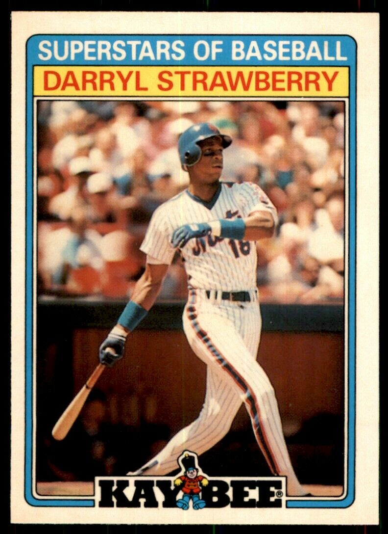  Will Clark Darryl Strawberry baseball card (New York