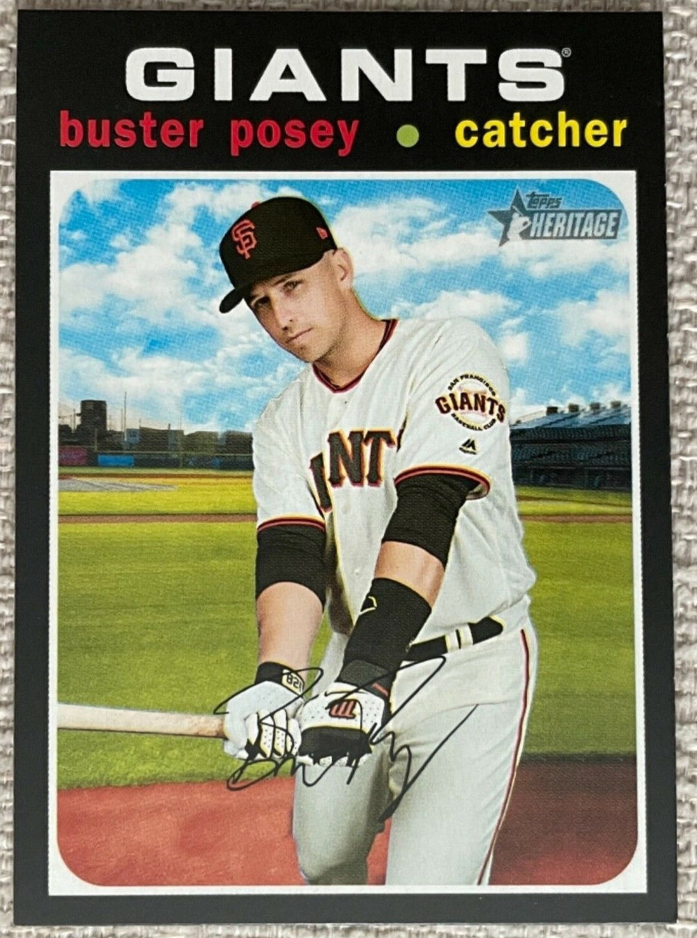 Buster Posey 2020 Topps Heritage Series Mint Card #133