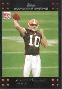 Brady Quinn 2007 Topps Series Mint Rookie Card #287