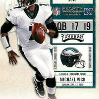 Michael Vick 2010 Playoff Contenders Series Mint Card #75