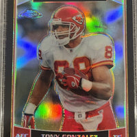 Tony Gonzalez 2006 Topps Chrome SSP BLACK Refractor Series Mint Card #96. Only 199 Made!