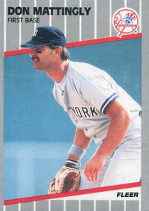 Don Mattingly 1989 Fleer Series Mint Card #258