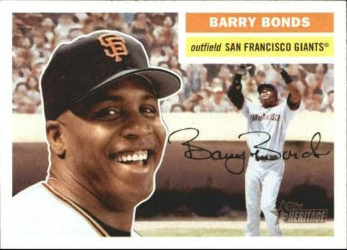 Barry Bonds 2005 Topps Heritage Series Mint Card #61