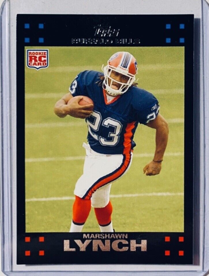 2007 Topps Marshawn Lynch Rookie Card RC Buffalo Bills #302