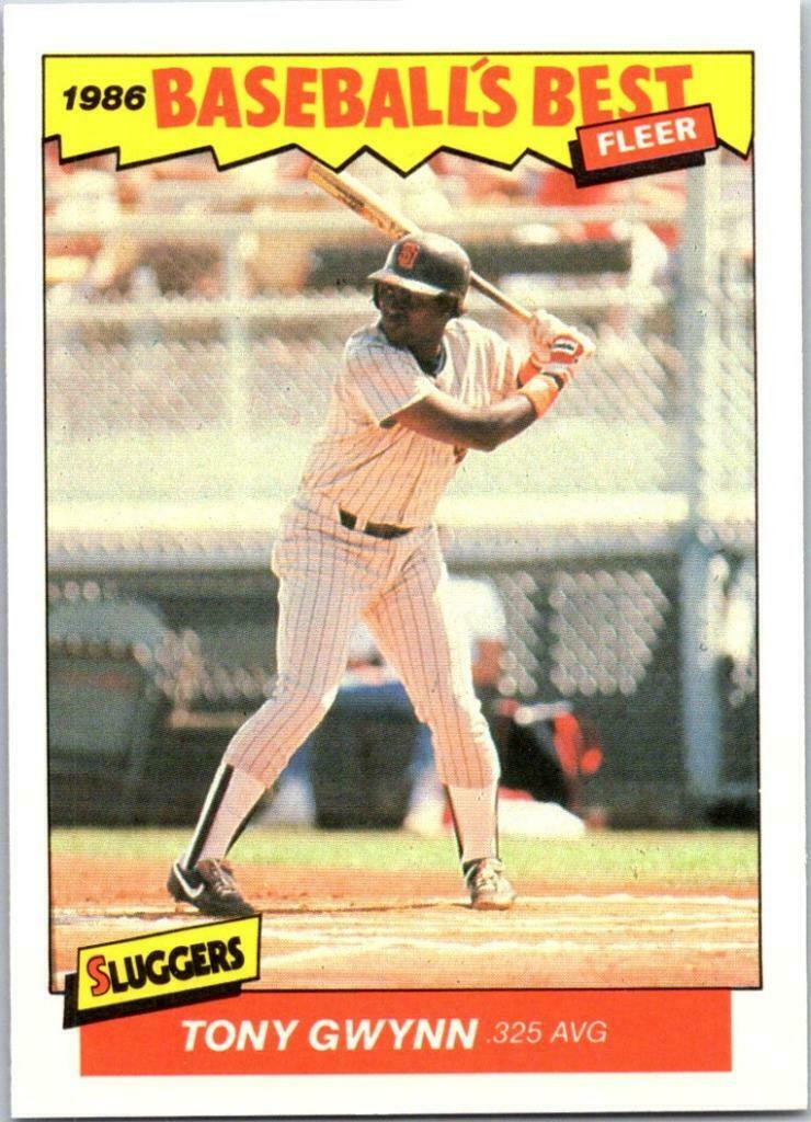 Tony Gwynn 1986 Fleer Baseball's Best Series Mint Card #15 | The Strictly Mint Card Co. Inc. Tony Gwynn 1986 Fleer Baseball's Best Series Mint Card #15 | The Strictly Mint Card Co. Inc.