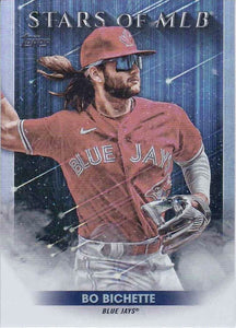 2022 Topps - BO BICHETTE - STARS OF MLB RED /75 #SMLB-30 - Toronto Blue Jays