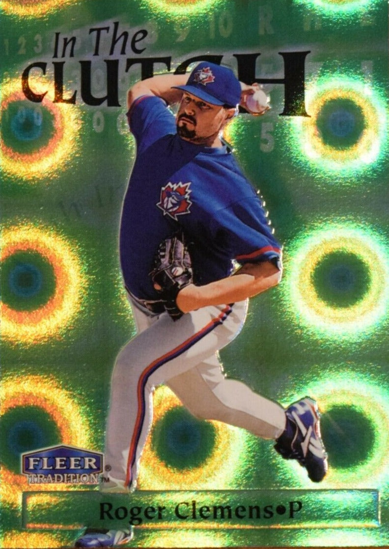 Roger Clemens 1998 Fleer Traditions In The Clutch Series Mint Card #3