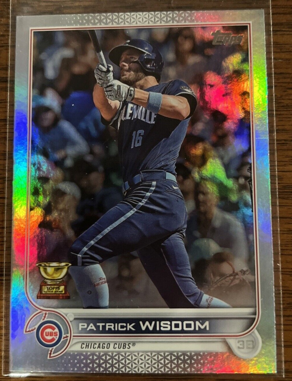 Patrick Wisdom 2022 Topps Rainbow Foil Series Mint Card #271