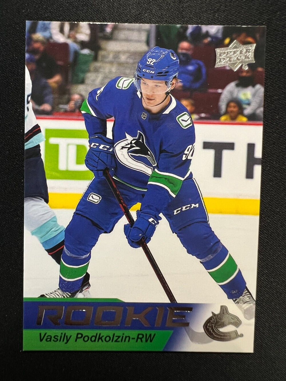 Vasily Podkolzin 2021 2022 Upper Deck NHL Star Rookies Box Set Card #19