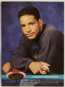 Manny Ramirez 1991 Topps Stadium Club Dome Draft Pick Series Mint Rookie Card #146
