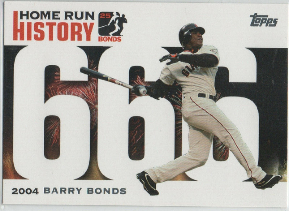 Barry Bonds 2006 Topps Home Run History Series Mint Card #BB-666