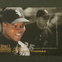 Frank Thomas 1996 Select Certified Series Mint Card #135