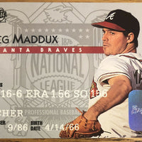 Greg Maddux 1995 Studio Series Mint Card #6