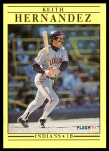 Keith Hernandez 1991 Fleer Series Card #368