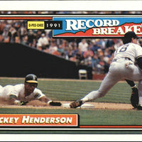 Rickey Henderson 1992 O-Pee-Chee Record Breaker Series Mint Card #2