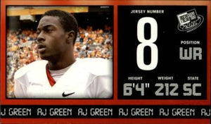 A.J. Green 2011 Press Pass Series Mint Rookie Year Card #15