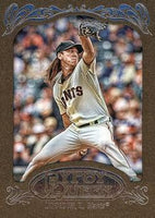 Tim Lincecum 2012 Topps Gypsy Queen Framed Gold Series Mint Card #240
