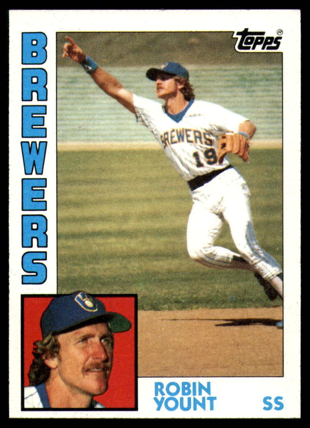 Robin Yount 1984 Topps Series Mint Card #10