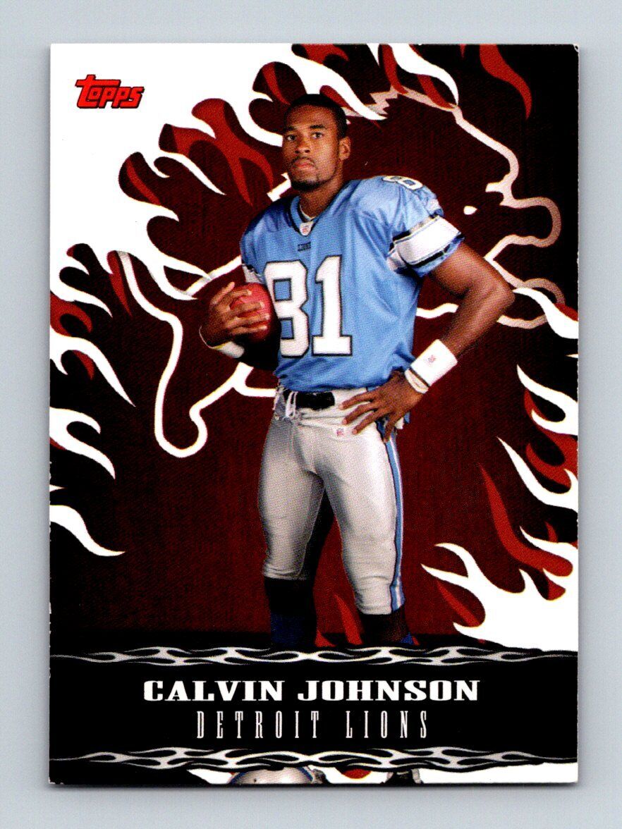 Calvin Johnson 2007 Topps Red Hot Rookie Series Mint Card #2