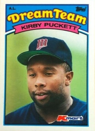 Kirby Puckett 1989 Topps Kmart Dream Team Series Mint Card #16