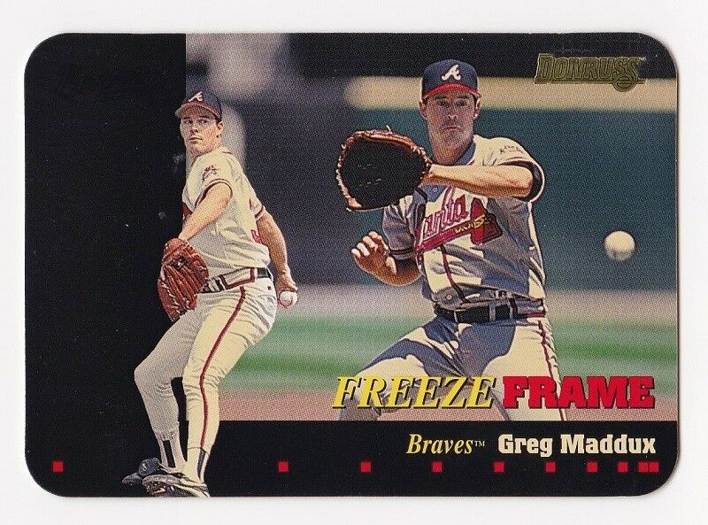 Greg Maddux 1996 Donruss Freeze Frame #723/5000 Made Series Mint Card  #5