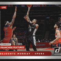 Dejounte Murray 2021 2022 Panini Donruss Franchise Features Series Mint Card #27