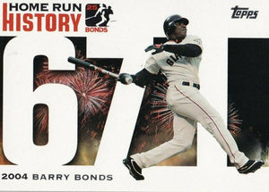 Barry Bonds 2006 Topps Home Run History Series Mint Card #BB-671