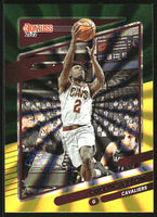 Collin Sexton 2021 2022 Panini Donruss Green and Yellow Laser Series Mint Card #124
