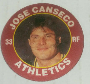 Jose Canseco 1992 Score 7-11 Slurpee Superstar Action Disc Series Mint Card #21