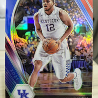 Karl-Anthony Towns 2021-22 Panini Prizm Draft Picks Red White Blue Prizm Series Mint Card #67