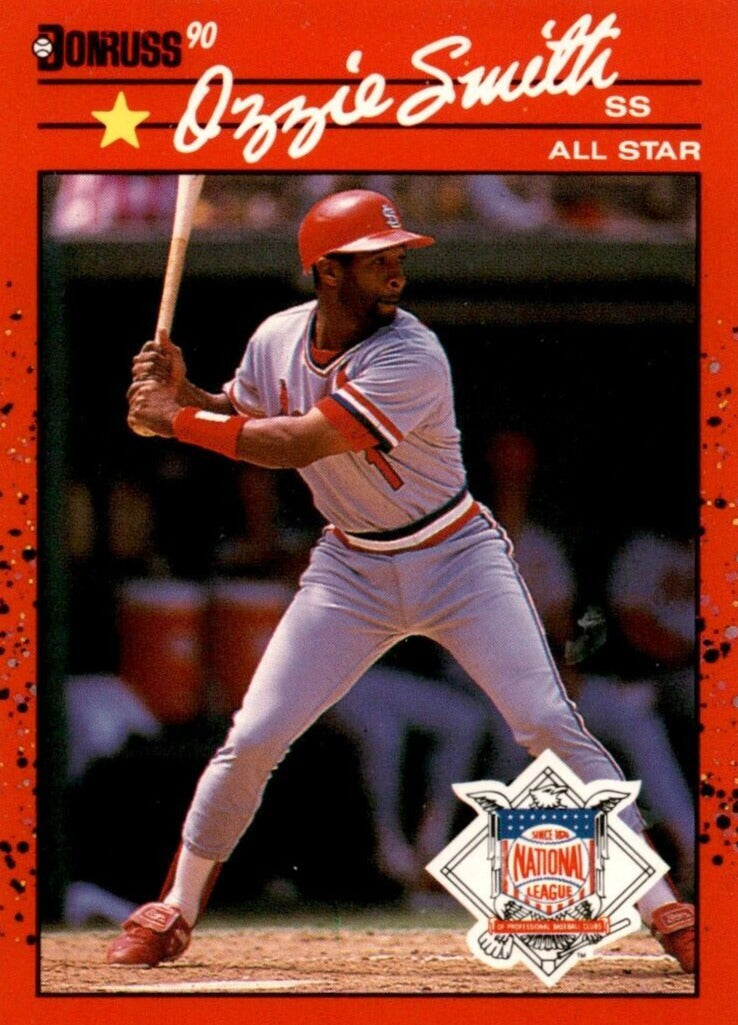 Ozzie Smith 1990 Donruss Series Mint Card #710