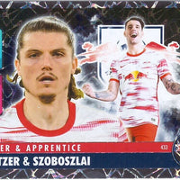 Sabitzer / Szoboszlai  2021 2022 Topps Match Attax Master & Apprentice Series Mint Card #433