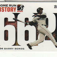 Barry Bonds 2006 Topps Home Run History Series Mint Card #BB-662