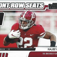 Najee Harris 2021 Panini Contenders Draft Picks Front Row Seats Series Mint ROOKIE Card #19